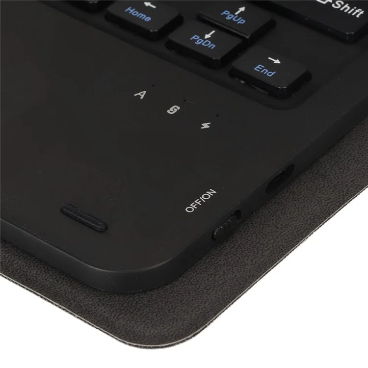 LX-P11 For Lenovo Tab P11 Pro Gen 2 11.2" (2022) Tablet Cover Touchpad Bluetooth-compatible Keyboard Leather Case - Black