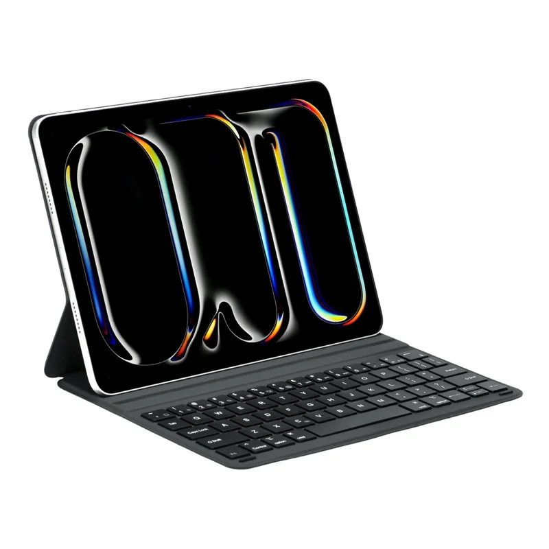 1035 Bluetooth-Compatible Keyboard Tablet Case for iPad Air 11 (2026) / (2025) / (2024) / Air (2022) / (2020) / Pro 11(2022) / (2021) / (2020) / (2018) - Black
