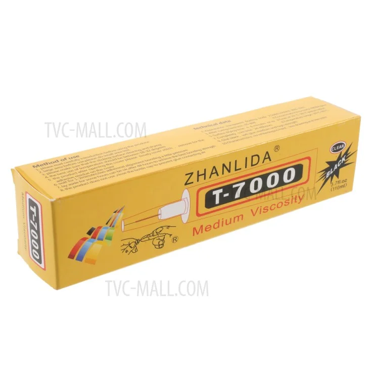 T-7000 Ecran De Réparation D'écran De Téléphone Mobile De Téléphone Portable De Colle Noir De 110 Ml