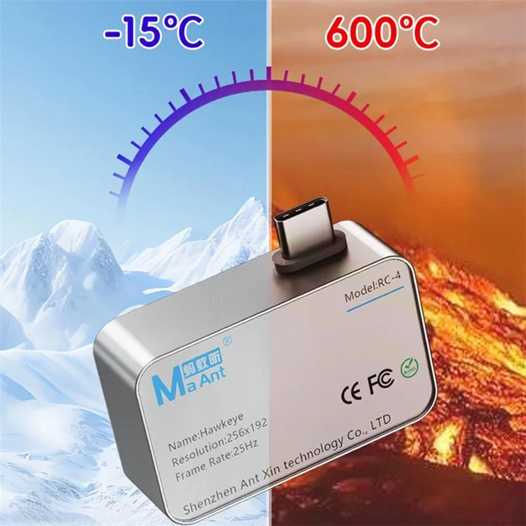 MA ANT Hawkeye RC-4 Infrared Thermal Imaging Analyzer Portable Camera