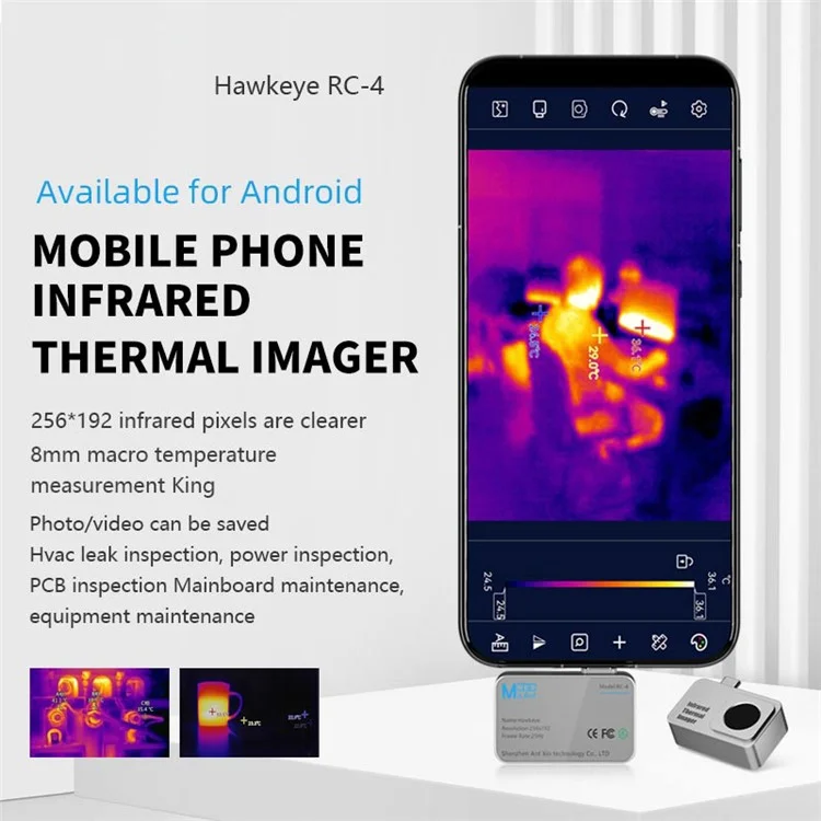 MA ANT Hawkeye RC-4 Infrared Thermal Imaging Analyzer Portable Camera