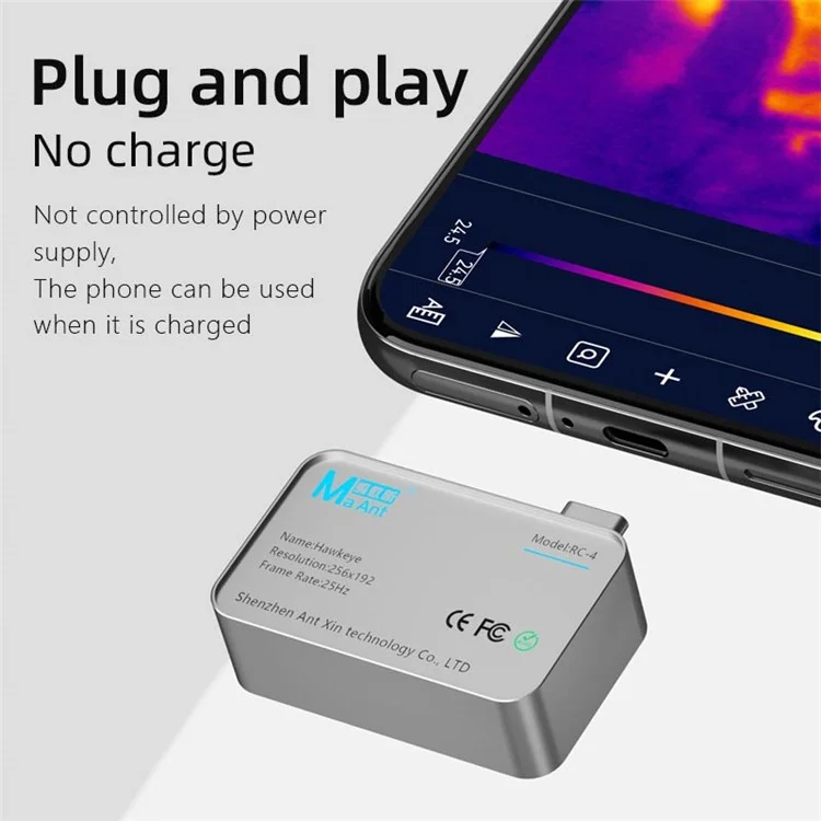 MA ANT Hawkeye RC-4 Infrared Thermal Imaging Analyzer Portable Camera