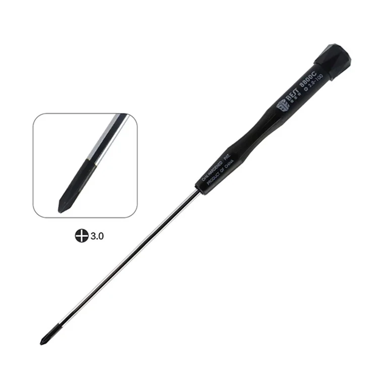 BEST BST-8800C 100mm Précision Tournevis de démontage pour réparation de téléphone et d'ordinateur