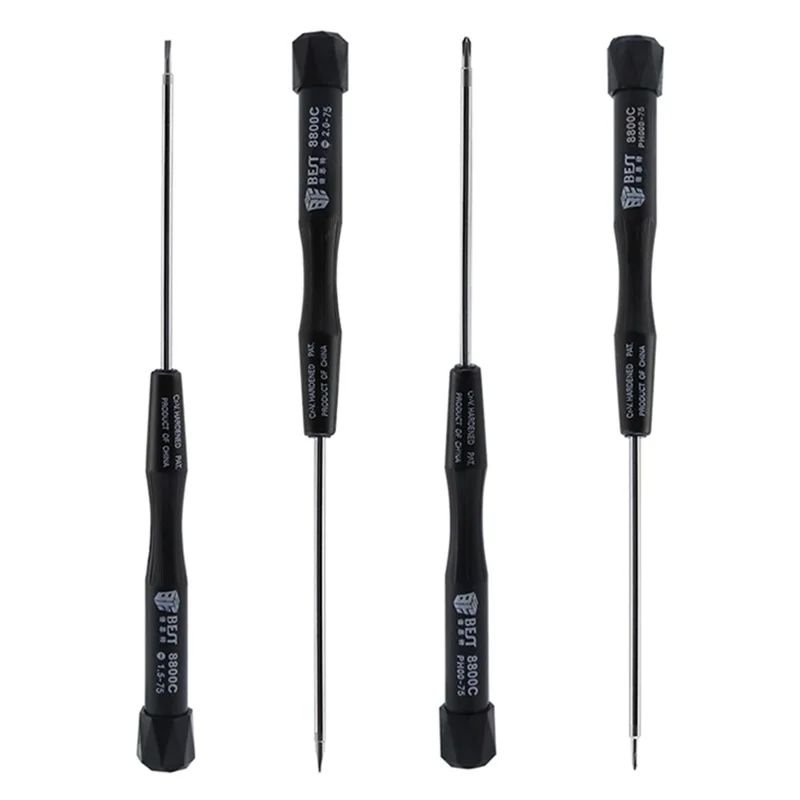 BEST BST-8800C 75mm Precision Dismantling Screwdriver for Phone, Computer Repair - Straight  1.5