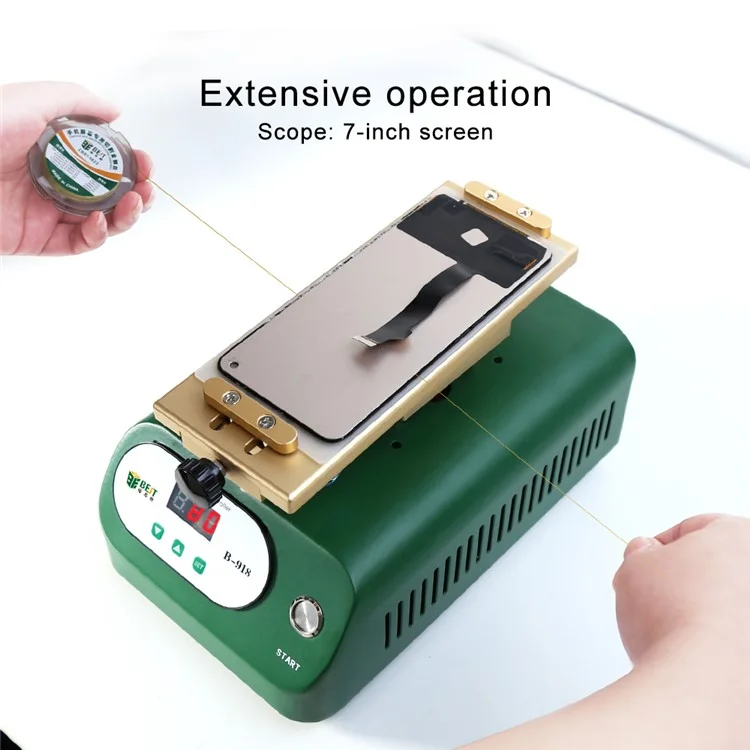 BEST B-918A Rotary Phone Screen Vacuum Separator 220V - EU Plug