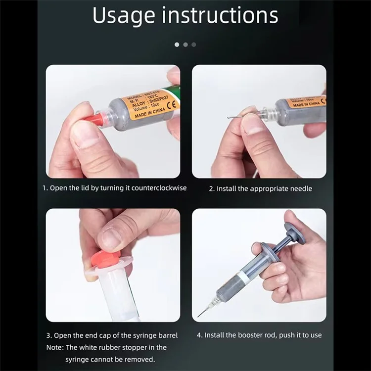 BEST BST-017 Syringe-Type Plastic Booster Rod