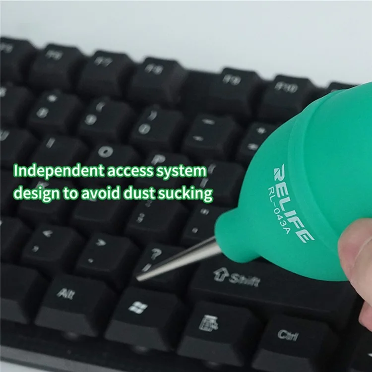 RELIFE RL-043A Polvere Pulitore Soffiatore D'Aria a Sfera 2-in-1 per la Pulizia di Telefoni - Verde