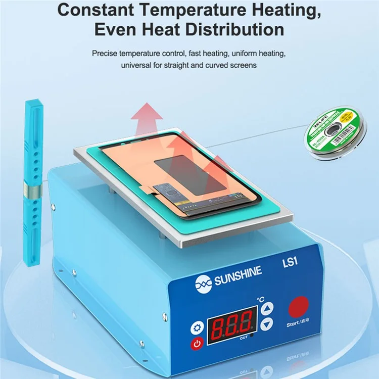SUNSHINE LS1 Screen Separation Glue Removal Machine for Phone Screen Disassembly - US Plug