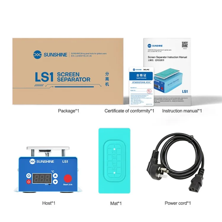 SUNSHINE LS1 Screen Separation Glue Removal Machine for Phone Screen Disassembly - US Plug