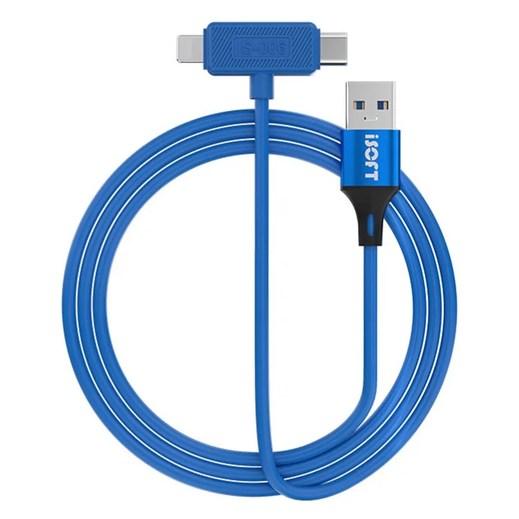 ISOFT IS-006 Cabo de Dados de Reparo de Interface Dupla Para Iphone / Transmissão de Dados de Carregamento do Ipad