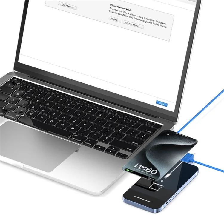 ISOFT IS-006 Cabo de Dados de Reparo de Interface Dupla Para Iphone / Transmissão de Dados de Carregamento do Ipad
