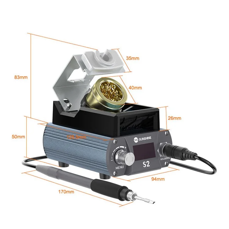 Sunshine S2 Точная Паяльная Станция Digital Display Spering Station Для C210 - us Plug