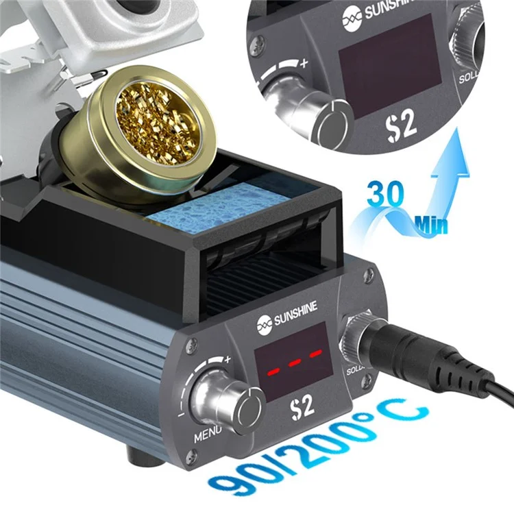 Sunshine S2 Точная Паяльная Станция Digital Display Spering Station Для C210 - us Plug