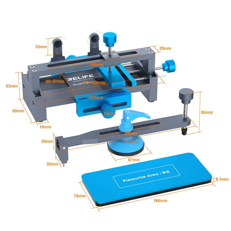 Relife RL-601P Max Multifunzionale Riparazione Multifunzionale Strumento di Riparazione Della Conservazione Della Pressione Schermata