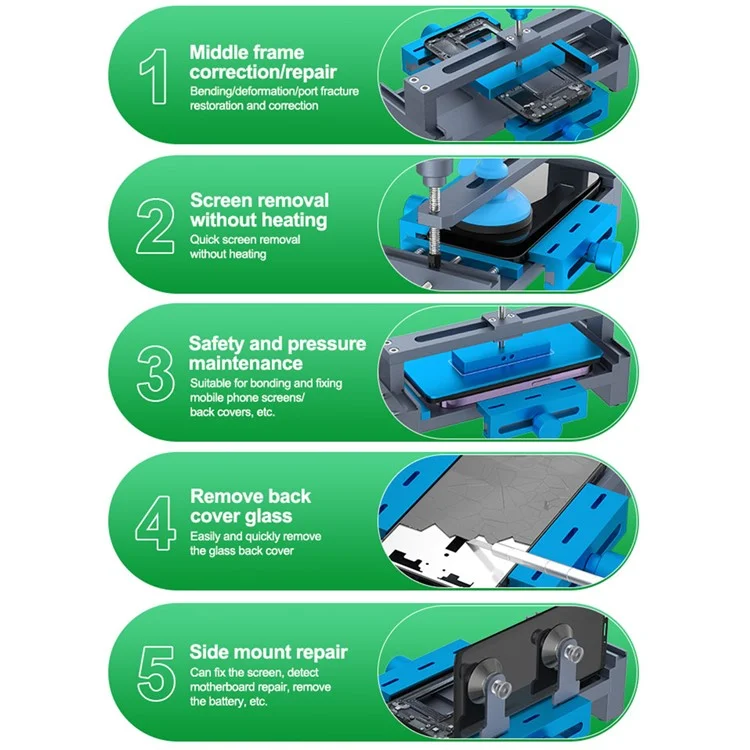 Relife RL-601P Max Multifunzionale Riparazione Multifunzionale Strumento di Riparazione Della Conservazione Della Pressione Schermata