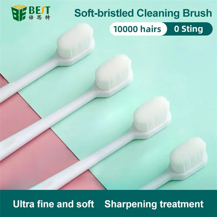 BEST BST-82 Soft Bristle Cleaning Brush, Ergonomic Handle, Portable for PCB, CPU, Phone Cleaning