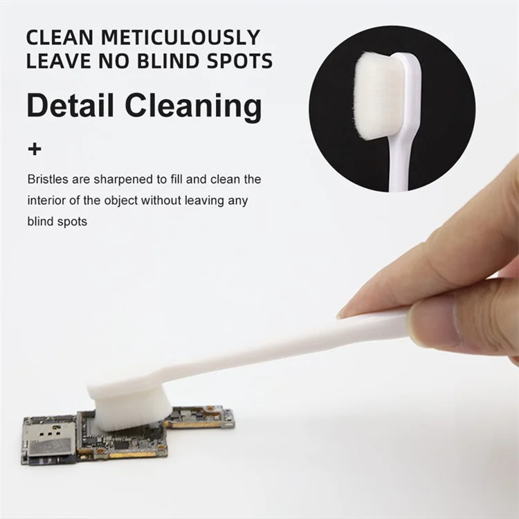 BEST BST-82 Soft Bristle Cleaning Brush, Ergonomic Handle, Portable for PCB, CPU, Phone Cleaning