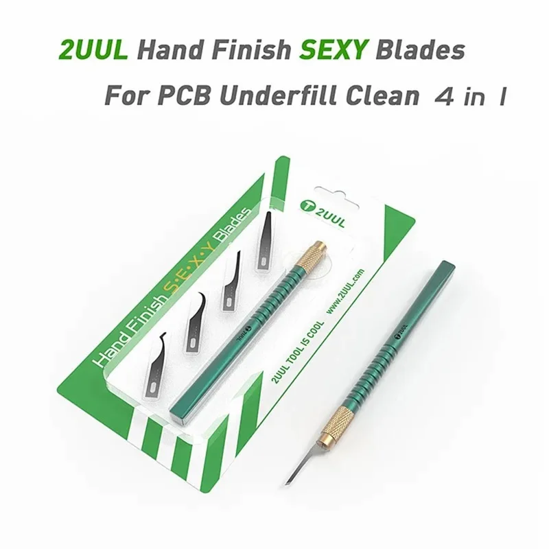2UUL DA11 4-in-1 Hand Finish SEXY Blades Set for PCB Underfill Clean