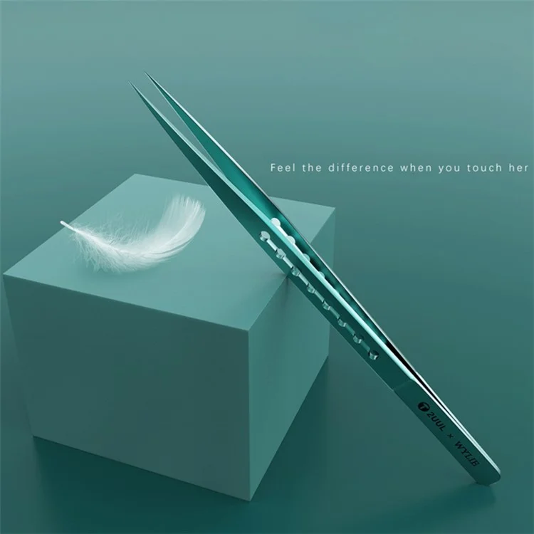 2UUL Titanium Alloy Ultralight Tweezer for Precise Phone Board Repair - Ti11 Sharp End