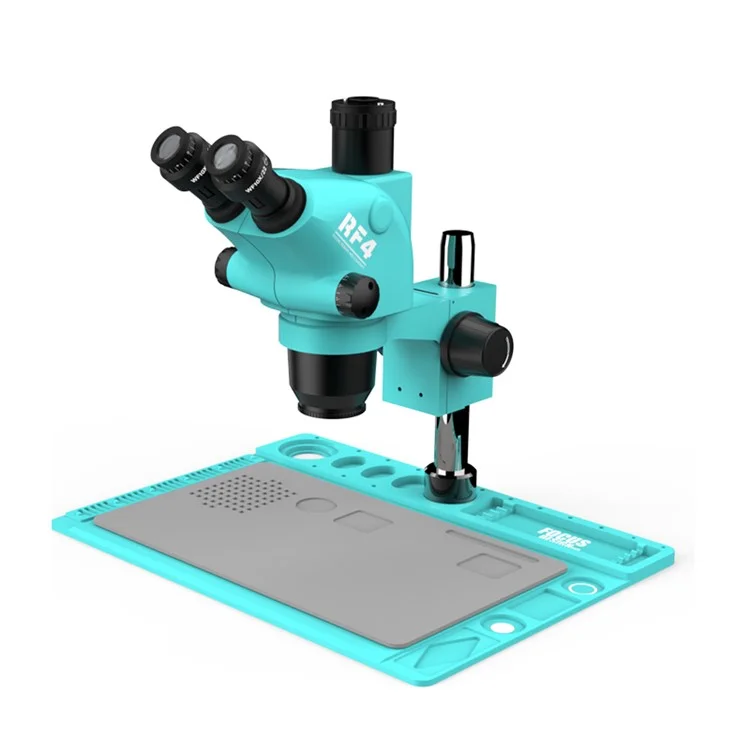 RF4 RF6565TVD2 6.5x-65x Microscopio Trioculare Zoom Trioculare Strumento di Riparazione Del Circuito di Grande Spazio