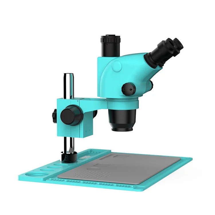 RF4 RF6565TVD2 6.5x-65x Microscopio Trioculare Zoom Trioculare Strumento di Riparazione Del Circuito di Grande Spazio