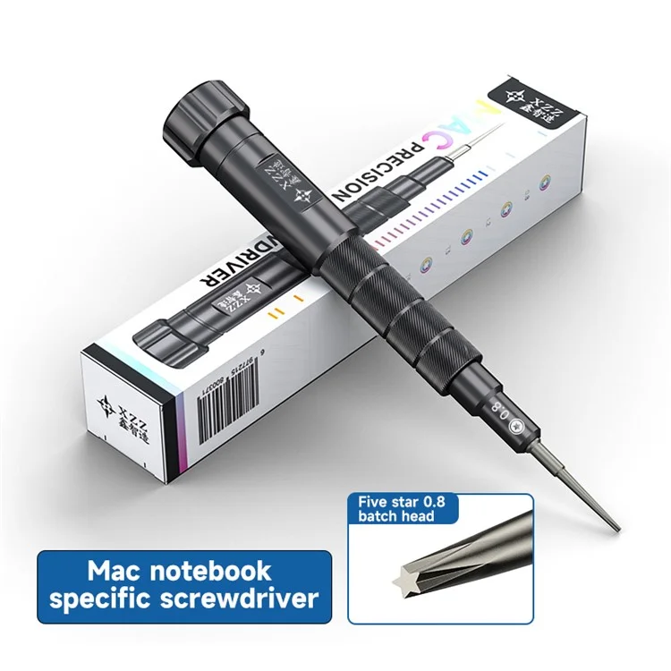 XZZ Precision Screwdriver for Macbook, S2 Alloy Steel Specific Screwdriver - Pentalobe 0.8