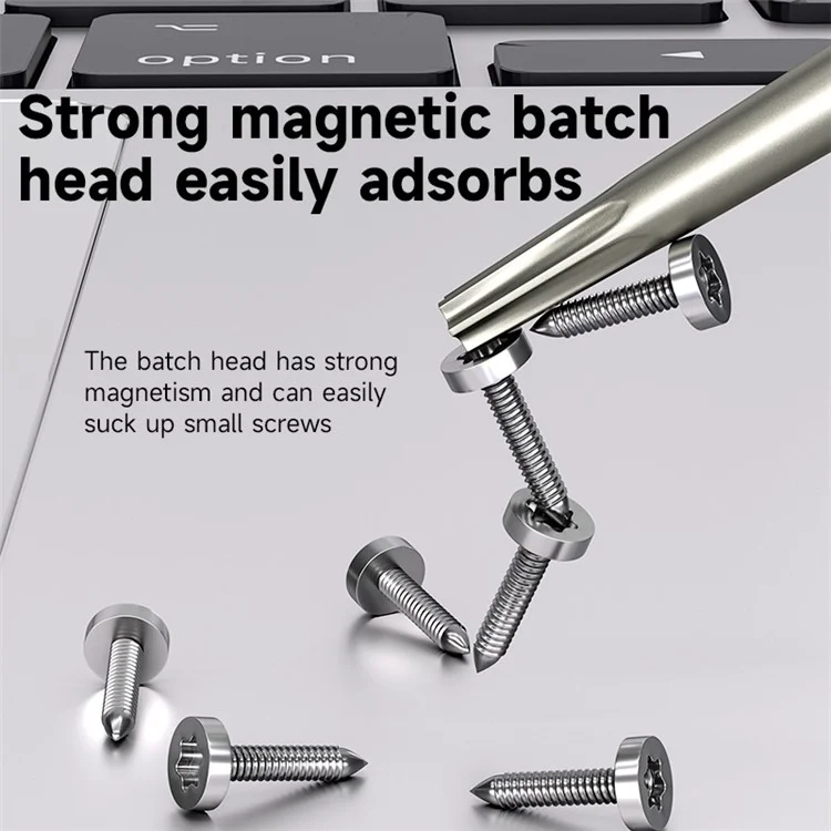 XZZ Precision Screwdriver for Macbook, S2 Alloy Steel Specific Screwdriver - Pentalobe 0.8