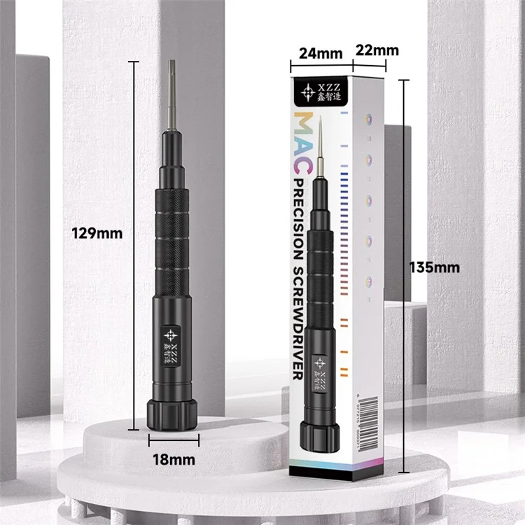 XZZ Precision Screwdriver for Macbook, S2 Alloy Steel Specific Screwdriver - Pentalobe 0.8