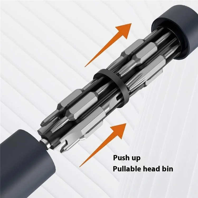 JIAFA 27-in-1 Precision Screwdriver Set Double Tip Bits for Cell Phones Watches Computers