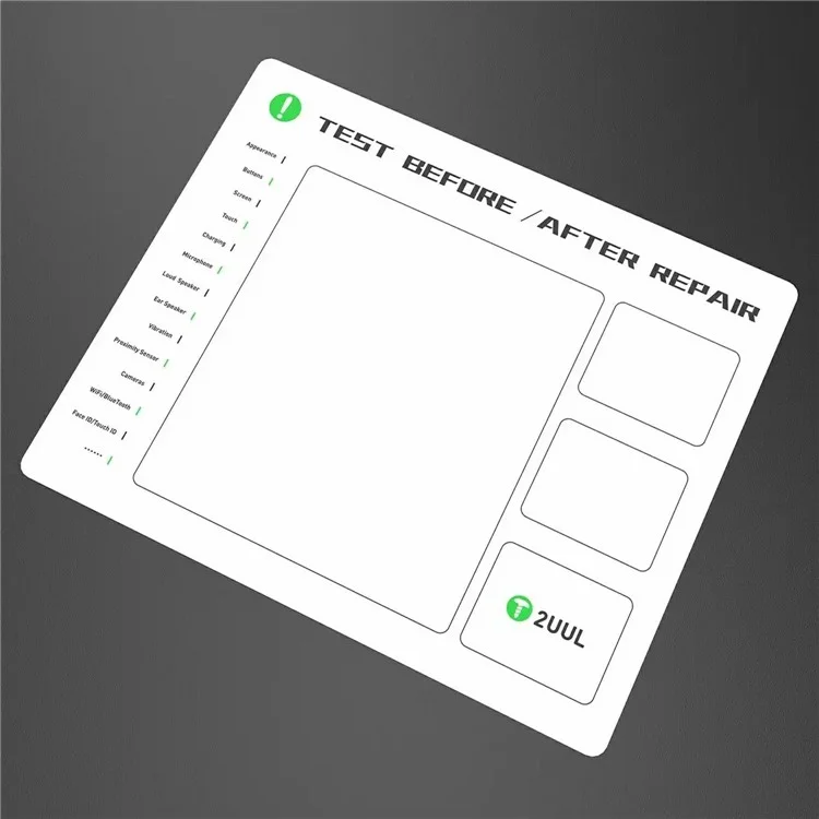 2uul ST92 30cmx25cm Mat de Proyecto Magnético Mat de Trabajo Mat
