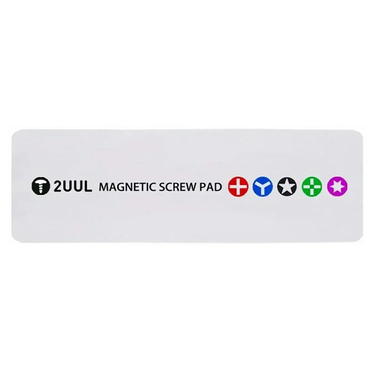 2UUL ST93 14x3.5cm Magnetic Screw Pad Accessories Organizer Mat for Phone Repairing
