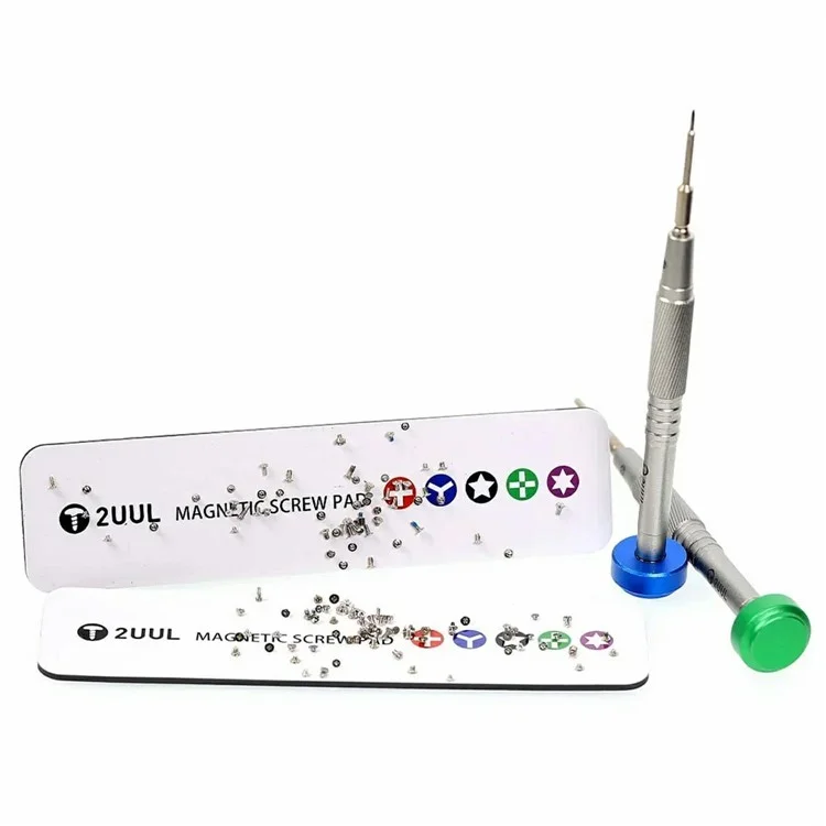 2UUL ST93 14x3.5cm Magnetic Screw Pad Accessories Organizer Mat for Phone Repairing