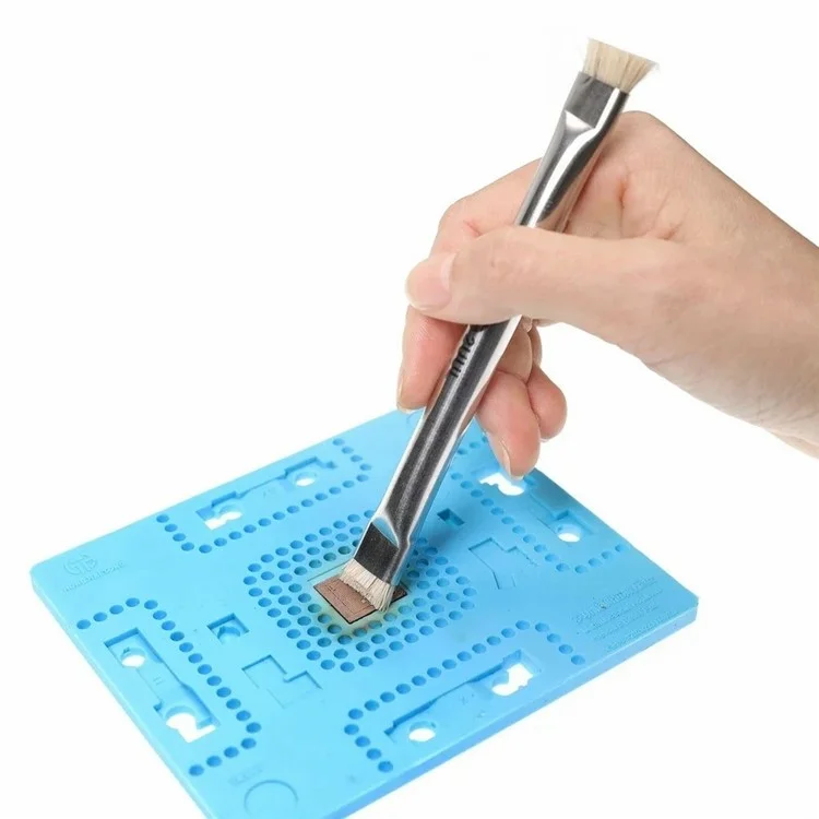 2UUL CL11 Dual Heads Bristle Brush for PCB Clean Dust Removal Brush
