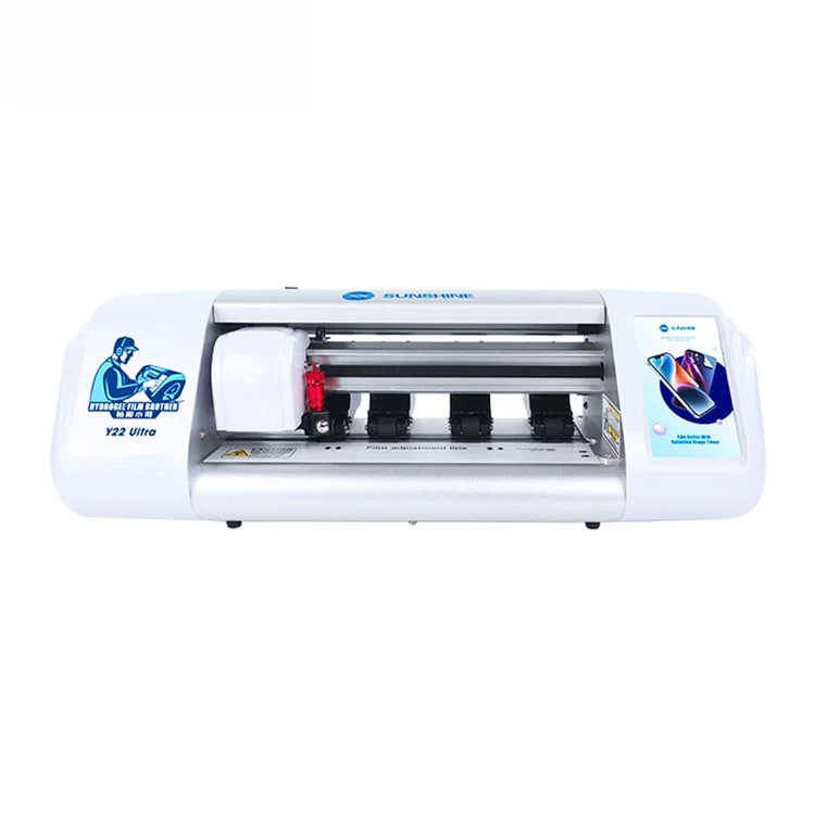 SUNSHINE Y22 Ultra-Folie Cutting Machine with Wifi+Bluetooth Screen, Display Screen Protector Cutter - US Plug