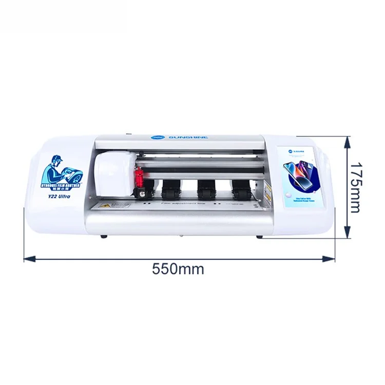 SUNSHINE Y22 Ultra-Folie Cutting Machine with Wifi+Bluetooth Screen, Display Screen Protector Cutter - US Plug