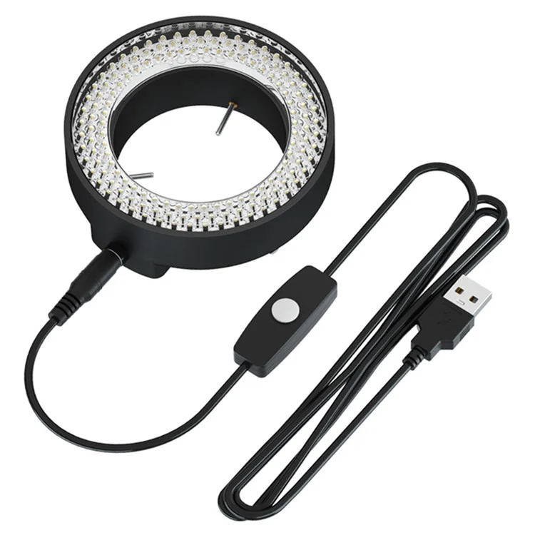Luz de anel de microscópio LED MAANT MY-037 Iluminador para vários modelos de microscópio