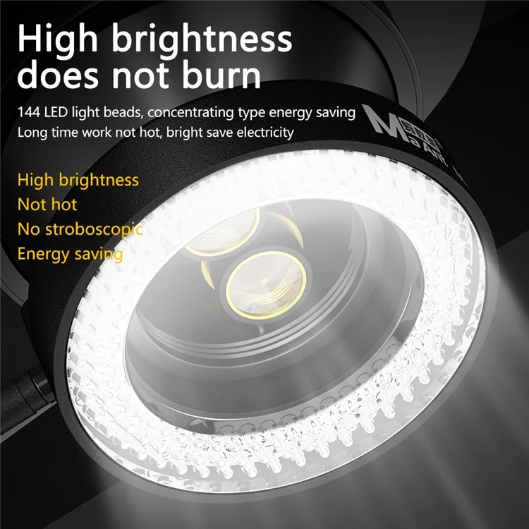Luz de anel de microscópio LED MAANT MY-037 Iluminador para vários modelos de microscópio