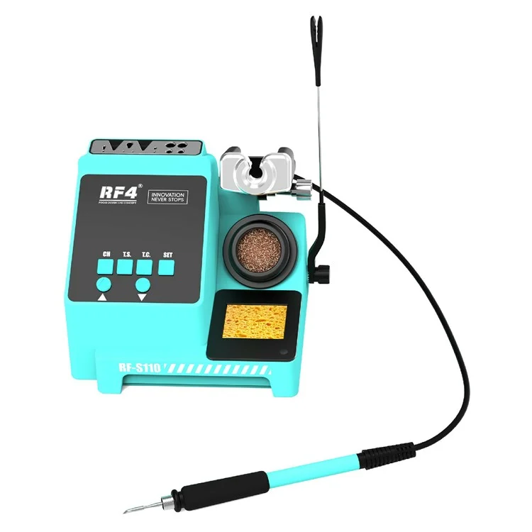 RF4 RF-S110 Smart Soldering Iron BGA PCB SMD Handle Soldering Station for Phone Motherboard Repair - EU Plug