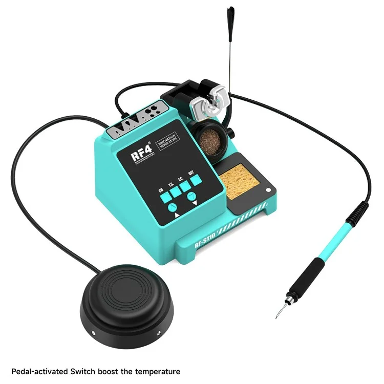 RF4 RF-S110 Smart Soldering Iron BGA PCB SMD Handle Soldering Station for Phone Motherboard Repair - EU Plug