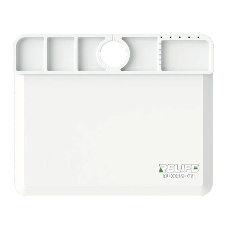 RELIFE RL-004M-B11 Microscope Base Silicone Pad High Temperature Resistance 500? Mat - White