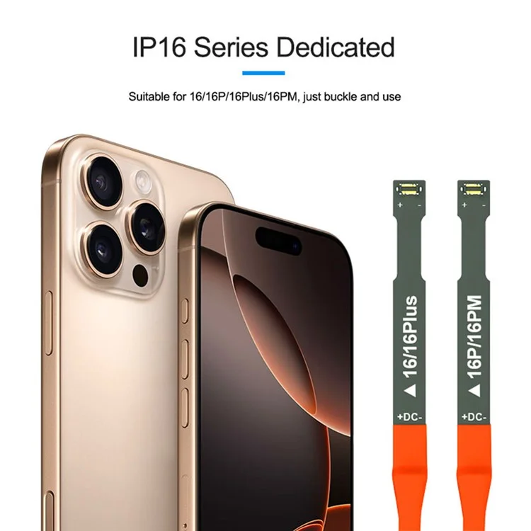 SUNSHINE SS-908G Power Supply Test Cable for iPhone 16 / 16 Plus / 16 Pro / 16 Pro Max Repair Boot Line