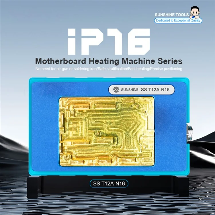 SUNSHINE SS-T12A-N16 Motherboard Layered Heating Machine for iPhone 16 / 16 Plus / 16 Pro / 16 Pro Max Mainboard Welding Table
