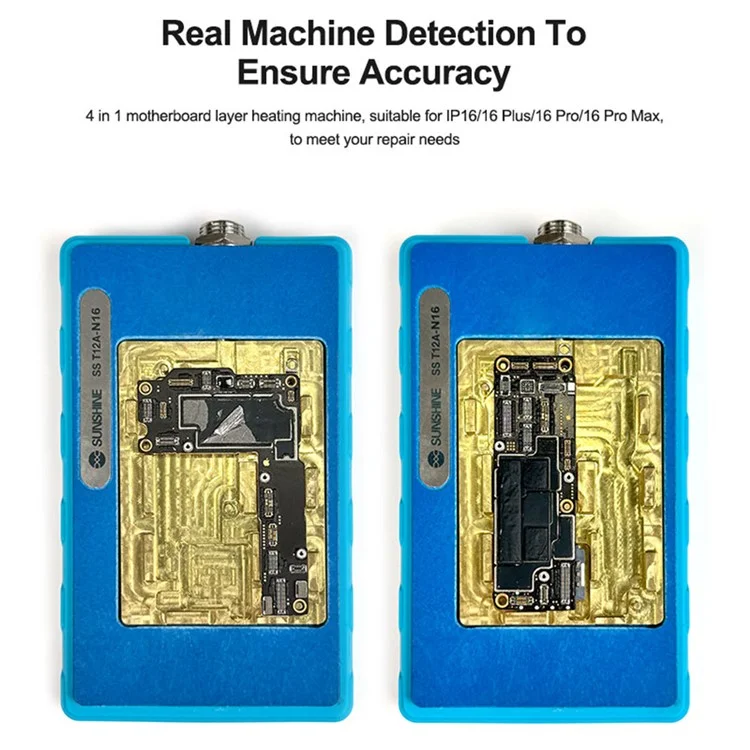 SUNSHINE SS-T12A-N16 Motherboard Layered Heating Machine for iPhone 16 / 16 Plus / 16 Pro / 16 Pro Max Mainboard Welding Table