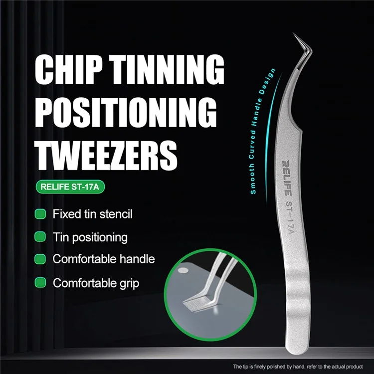 SUNSHINE ST-17A Hochpräzisions-Pinzette für das Verzinnen und Positionieren von Chips