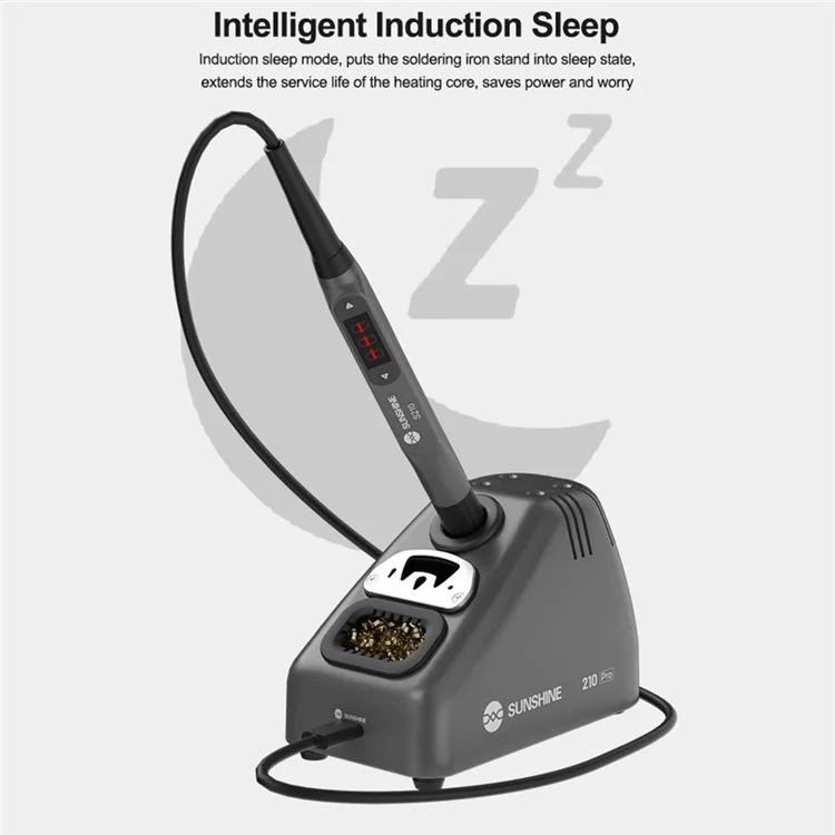 SUNSHINE 210 Pro Smart Portable Soldering Iron Station Temperature Control for Phone PCB Repair - EU Plug

СОЛНЕЧНЫЙ 210 Pro Smart Портативная паяльная станция с температурным контролем для ремонта телефонных плат - вилка ЕС