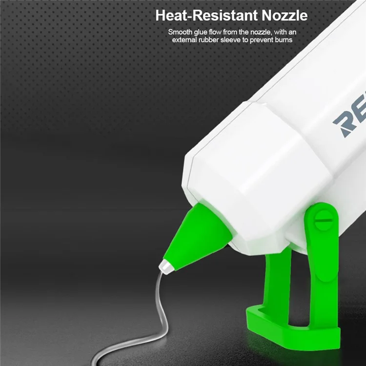RELIFE RL-062E Heißklebepistole, Heißklebestoffspender, elektrische Wärmetemperaturpistole für Reparaturen im Haushalt
