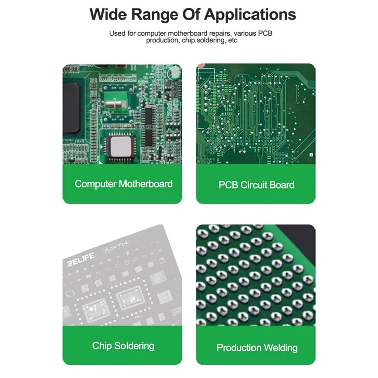 RELIFE RL-403B 25000Pcs / Bottle 183°C Leaded Solder Balls 0.4mm BGA Rework Chip Repair Tool