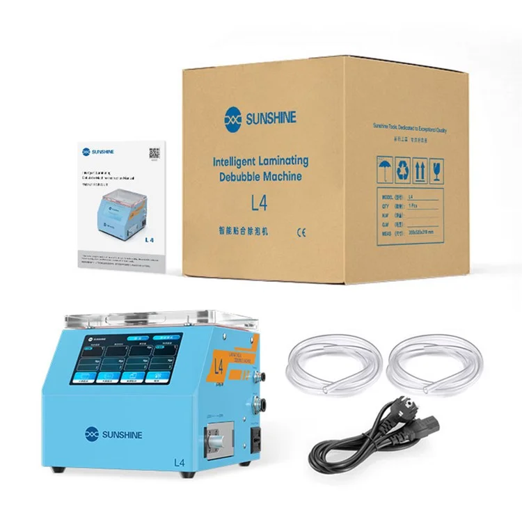 SUNSHINE L4 Mini Intelligent Laminating Machine Screen Protector Applicator Bubble Remover - CN Standard Plug
