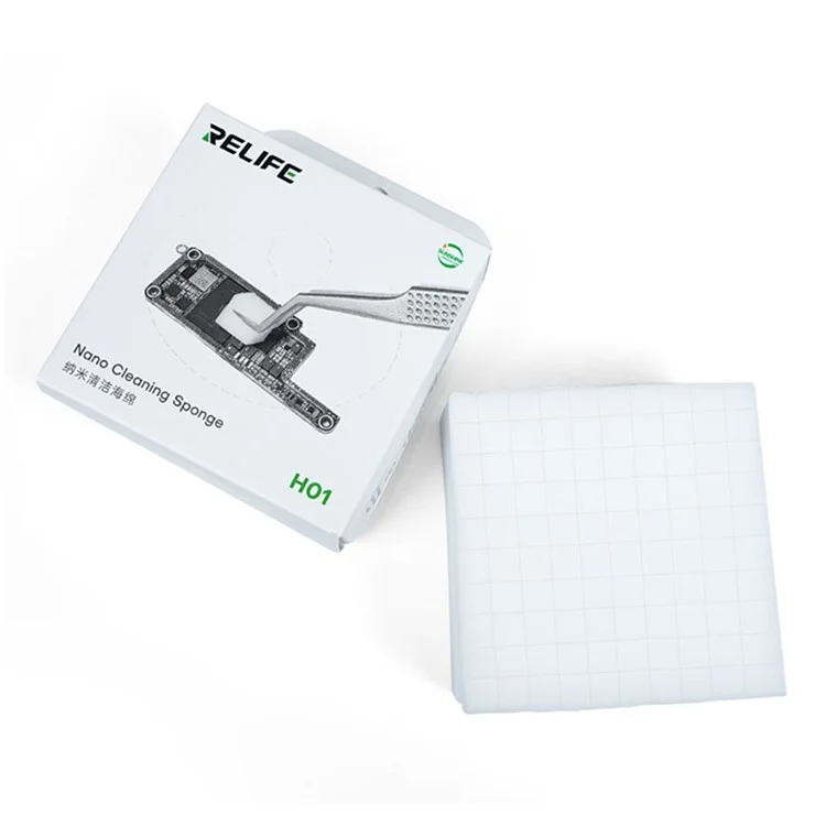 RELIFE HO1 500Pcs / Box Nano Cleaning Sponge High Density Strong Adsorption Pre Cut Particles Sponge