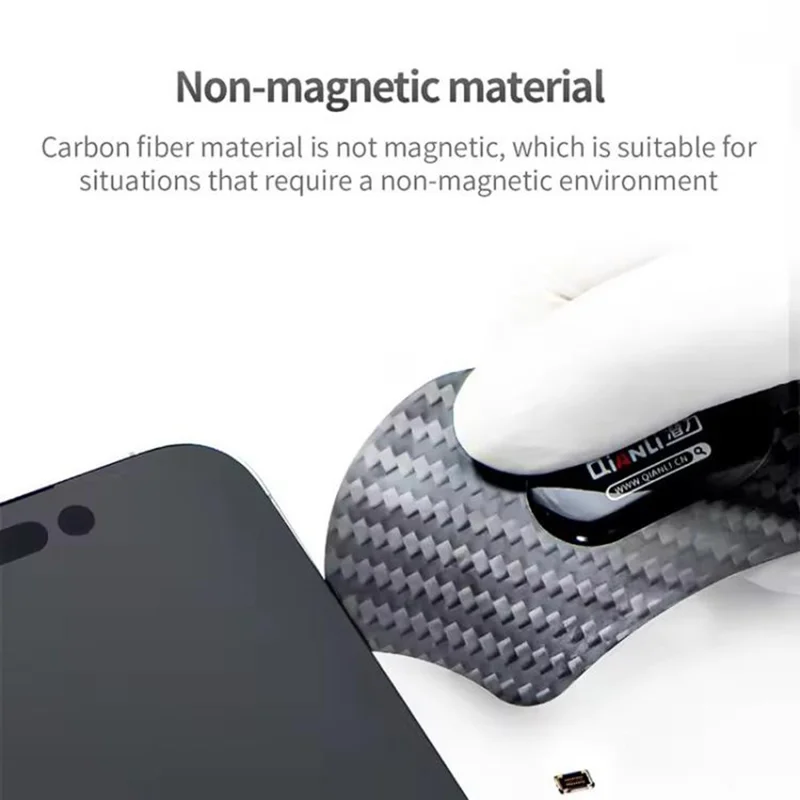 QIANLI High Flexibility Carbon Fiber Pry Tool Multifunctional Spudger for Phone Repair Disassembly - Triangle